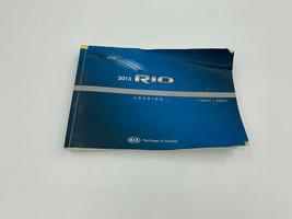 2013 Kia Rio Owners Manual Handbook OEM K03B41005 - £17.39 GBP