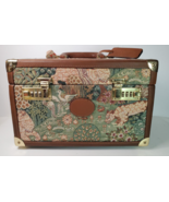 Pegasus TapestryTravel Train Case Suitcase Luggage Cosmetic Makeup Lock ... - £38.91 GBP