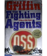 W.E.B. Griffin The Fighting Agents men at war novel 1st edition signed h... - $31.00
