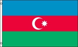 2x3 Azerbaijan Flag 2&#39;x3&#39; House Banner Brass Grommets - £3.49 GBP