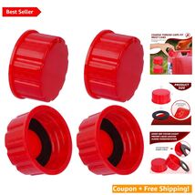 Reliable Coarse Thread Gas Can Caps for 5+ Gallon Tanks - Value Pack of 4 - $26.68