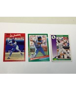 Lot Of 3 Bo Jackson Baseball Cards Donruss #61 &amp; #632, Score 92 #361 - £11.14 GBP