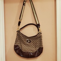 Anya Hindmarch canvas leather shoulder bag tote.  Pre-owned  - $150.00