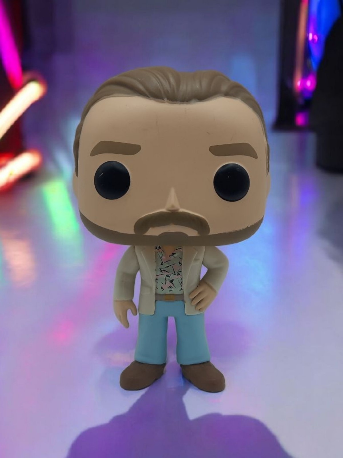 Funko Pop Stranger Things Hopper 801 Date Night Vinyl Loose Toy - $10.88
