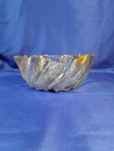 Wedding Bells Master Berry Bowl with Gold Trim Fostoria Glass Company  S... - £14.69 GBP