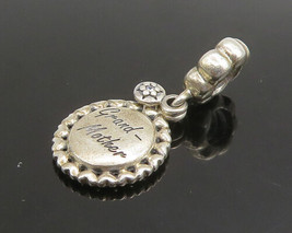 PANDORA 925 Sterling Silver - Vintage Petite Topaz Grandmother Pendant - PT19215 - £29.31 GBP