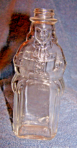 Vintage Beau Peep Figurine Clear Glass Bottle-Lot 24 - $270.16 MXN