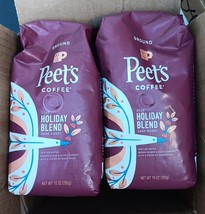 6 Bags Peet&#39;s Coffee Holiday Blend Dark Roast 10oz (SEE PICS) (0010) - $55.82