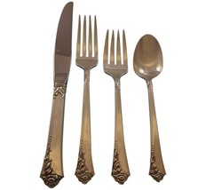 Damask Rose by Oneida Sterling Silver Flatware Set Service 37 Pieces - £1,765.21 GBP