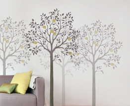 Large Fruit Tree Stencil - Easy Reusable Wall Stencils for DIY Decor - £59.79 GBP