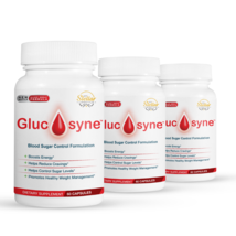 3 Pack Glucosyne, fórmula de control de azúcar en la sangre-60 Cápsulas x3 - $98.99