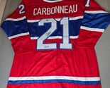 Guy Carbonneau "HOF 19" Signed Montreal Canadiens Custom Jersey Beckett ... - $94.99