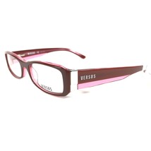 Versus by Versace Eyeglasses Frames MOD.8056 563 Red Pink Rectangular 49-17-135 - £48.40 GBP
