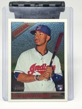 2015 Topps Heritage Francisco Lindor #717 Chrome Refractor RC #619/999 - £27.98 GBP