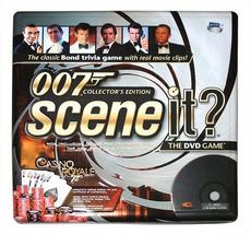 Scene It 007 James Bond Trivia Collector&#39;s Edition DVD Game - Tin Box - $39.55