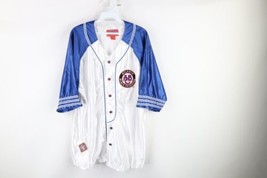 NOS Vintage 90s Mens XL Negro Leagues Atlanta Black Crackers Baseball Jersey - £140.18 GBP
