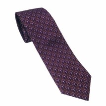 GUCCI Made in Italy Purple/Copper Iridescent 100% Silk Men&#39;s Tie Necktie - £52.29 GBP
