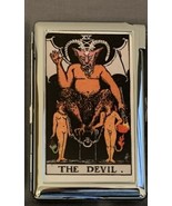 The Devil Tarot Card Cig Storage Case With Built in Butane Lighter  - $59.53 CAD