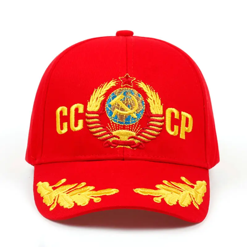 2019 CCCP USSR Russian Style Baseball Cap Unisex black Red cotton snapba... - £10.96 GBP
