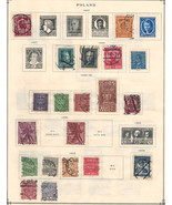 POLAND 1927-34 Very Fine  Used Stamps Hinged on  List : 2 Sides - £3.38 GBP