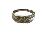 3 Men&#39;s Cluster ring 14kt Yellow Gold 371410 - $249.00