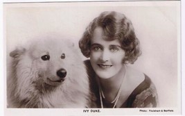 Celebrity Postcard RPPC Ivy Duke Original 1930s Long Acre American Actor - £6.19 GBP