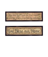 Set Of Two Blessed Home Black Framed Print Wall Art - $200.11 CAD