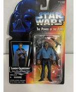 Vintage 1995 Star Wars Lando Calrissian The Power Of The Force Action Fi... - £7.98 GBP