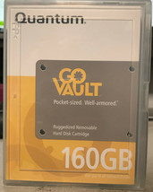 Quantum GoVault QRM160 Removable DATA Hard Disk Cartridge 160Gb T&amp;V TH10... - $67.72