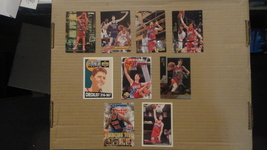 Shawn Bradley Lot of 9 Basketball Cards No dupes..all in nr mint to mint cond - £2.24 GBP