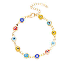 Protection bracelet with Turkish evil eye. / Pulsera de protección con o... - $223.67 MXN