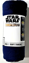 Star Wars The Mandalorian Silky Soft Throw 40x50in. - £18.95 GBP