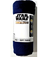 Star Wars The Mandalorian Silky Soft Throw 40x50in. - £19.15 GBP