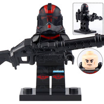 N7 Clone Trooper Star Wars Lego Compatible Minifigure Bricks Toys - £2.36 GBP