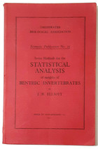 Some Methods for the Statistical Analysis of Samples of Benthic Invertebrates - £22.15 GBP