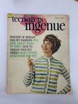 VTG Teen-Agers Ingenue Magazine April 1962 John Ashley Talks to Teens No Label - £15.15 GBP