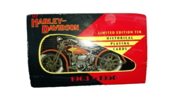 Game Cards Harley-Davidson Historical Playing Cards in Tin opened packs ... - £7.85 GBP