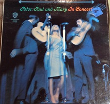 Peter Paul &amp; Mary In Concert 1964 Original Vinyl LP Record Album Set 2WS 1955  - £22.66 GBP