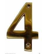 Solid Brass Door Numbers for House Gate Home 3&quot; (76mm) 0123456789 Heavy ... - £0.98 GBP+