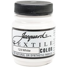 Jacquard Products Jacquard Textile Color Fabric Paint, 2.25-Ounce, White - £3.10 GBP