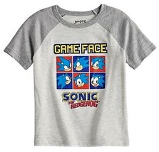 Sonic The Hedgehog Sega Gray Active Comfort Tee T-Shirt Nwt Boys Size 4 - £9.42 GBP
