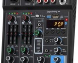 The Depusheng M4, A 4 Channel Usb Interface Mixer With Bluetooth Functio... - £39.02 GBP