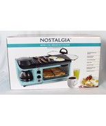 Nostalgia Electrics 50s-Style Breakfast Station Coffee Maker Toaster Ove... - $94.99