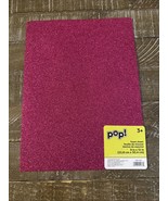 Pop! Foam Sheet 9x12” Pink Glitter - $219.72 MXN