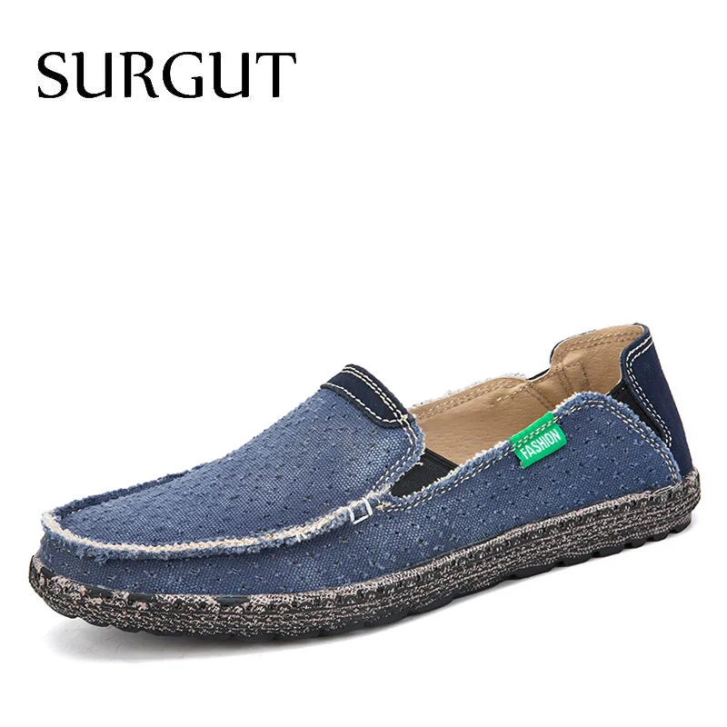 Ion all season men driving shoes breathable men casual flats canvas loafers espadrilles thumb200