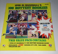 Baseball's 100 Hottest Rookies 1990-91 Booklet MLB Book Only No Card Set*** - $12.99