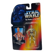 1995 Kenner Star Wars The Power of The Force C-3PO Red Card Figure - £18.27 GBP