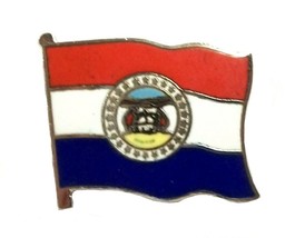 Missouri State Flag Hat Tac or Lapel Pin - $6.99