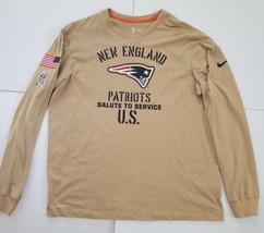 Nike New England Patriots Long Sleeved NFL Salute To Service Shirt Men&#39;s Size XL - £23.69 GBP