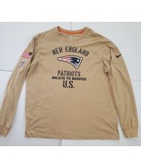 Nike New England Patriots Long Sleeved NFL Salute To Service Shirt Men&#39;s... - £23.69 GBP